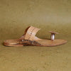 Ladies Cross Angatha Patta Kolhapuri Chappal