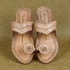 Ladies Cross Angatha Patta Kolhapuri Chappal