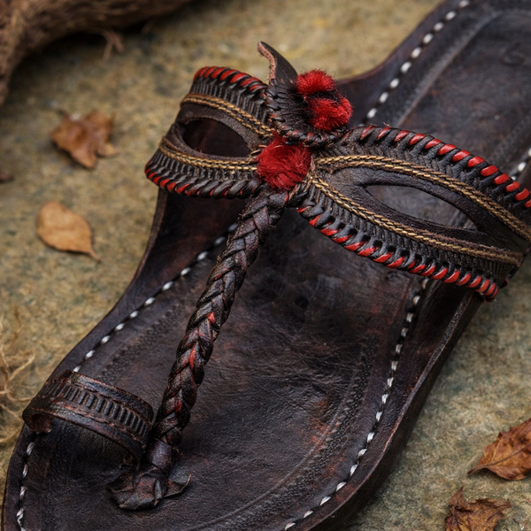 Ladies Dola Patta Kolhapuri Chappal