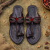 Ladies Dola Patta Kolhapuri Chappal