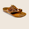 Original Maharaja shape Kolhapuri chappal from SHOPKOP, GI‑inspired handmade leather sandal reflecting centuries‑old Kolhapuri craft tradition.